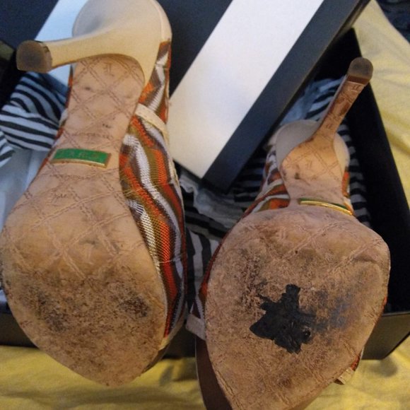 L. A. M. B By Gwen Stefani Verdu ankle strap Heels - Picture 9 of 9